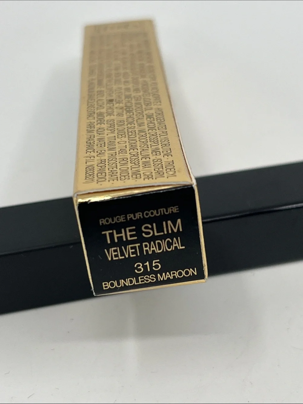 Yves Saint Laurent The Slim Velvet Matte Lipstick Boundless Maroon .08 Oz.